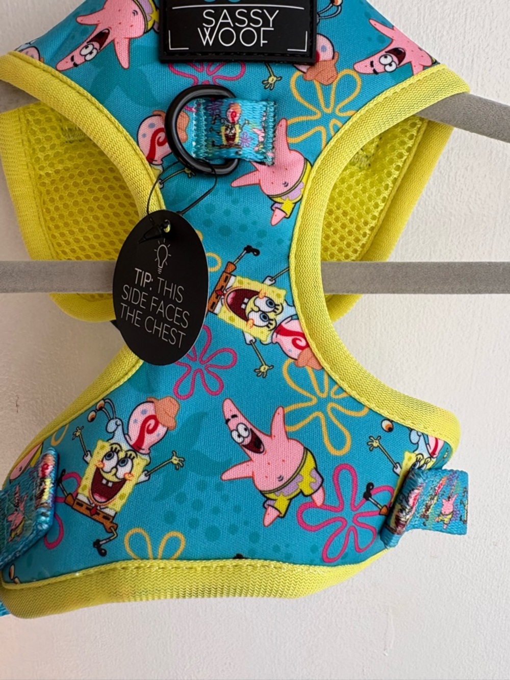 Sassy Woof x SpongeBob SquarePants 
Dog Harness - Picture 2 of 6